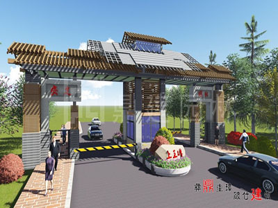 上王埠安置區主入口景觀